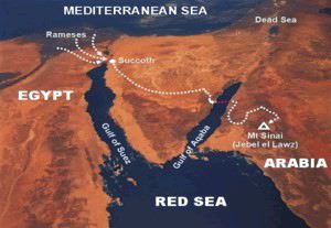 Possible Exodus Route